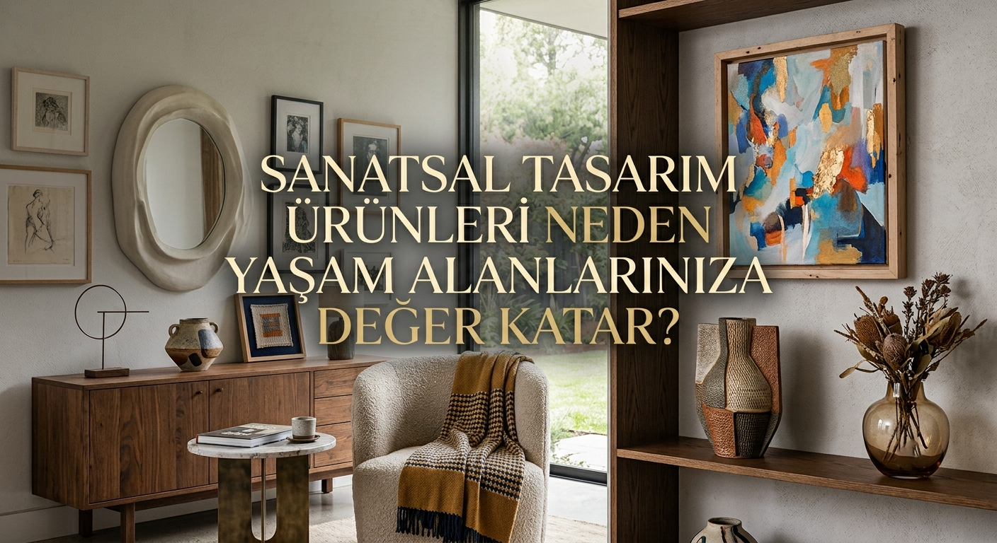 Sanatsal Tasarım Ürünleri Neden Yaşam Alanlarınıza Değer Katar?