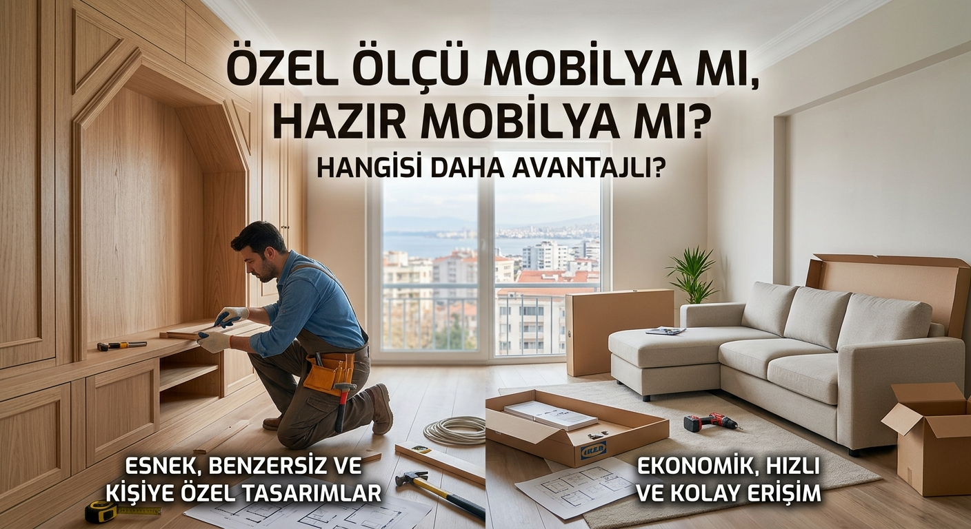 Özel Ölçü Mobilya mı, Hazır Mobilya mı? Hangisi Daha Avantajlı?